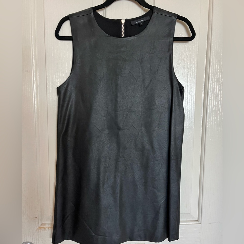Black leather Olivaceous dress size M